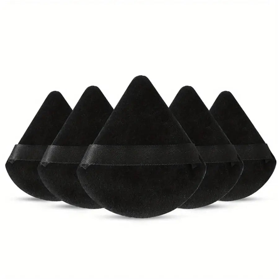 Set de 3/5/6 Esponjas Triangulares de Polvo - Aplicador Suave para Maquillaje en Polvo Suelto y Líquido
