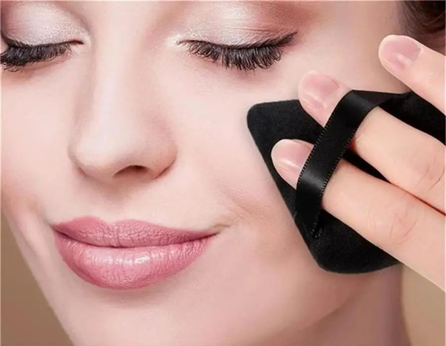 Set de 3/5/6 Esponjas Triangulares de Polvo - Aplicador Suave para Maquillaje en Polvo Suelto y Líquido